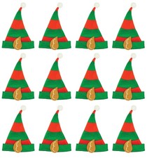 12 x Adult Elf Hat's with Ears