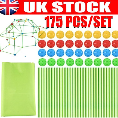 175pcs kids construction fort - kids,