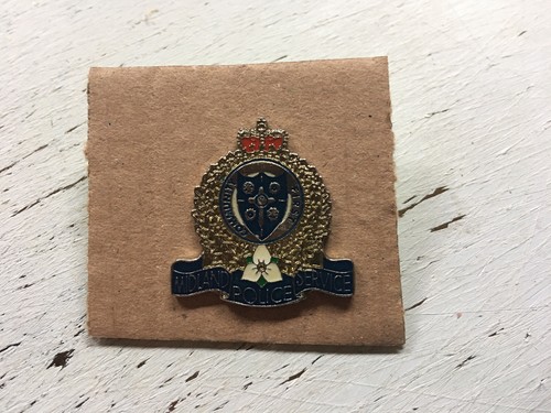 Midland police service enamel - midland,