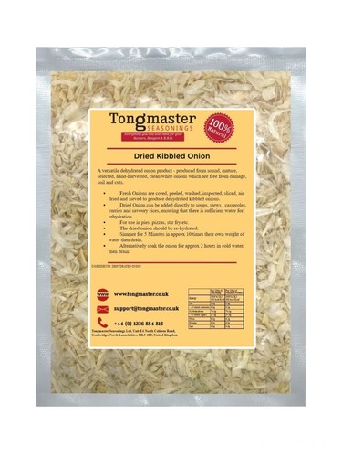 Dried kibbled onion flakes - flakes,