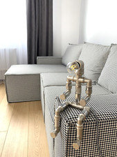 HANDMADE Steampunk Robot Table