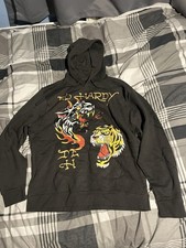 Dark Grey Ed Hardy Graphic