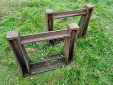 Antique Cast Iron Pair Of