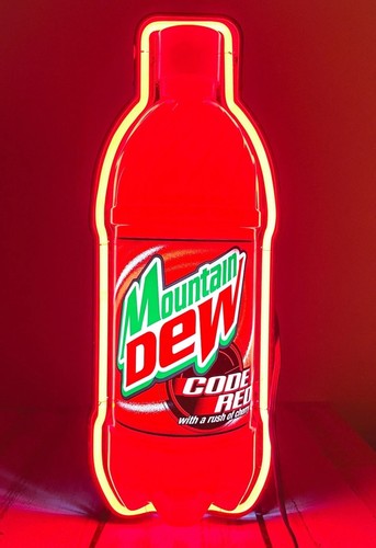Rare mountain dew code - dew, red