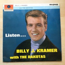 BILLY J. KRAMER WITH THE DAKOTAS - LISTEN - UK MONO  LP - 1964 - PMC 1209