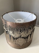 Fryetts Inca Bronze Gold Black SMALL 20CM DIAMETER x18CM HIGH Lampshade Abstract