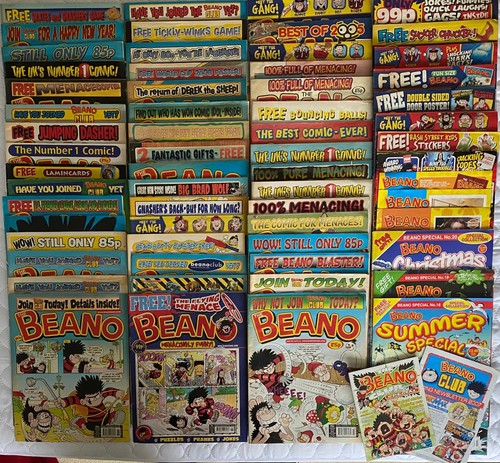 Job lot vintage beano - lot,