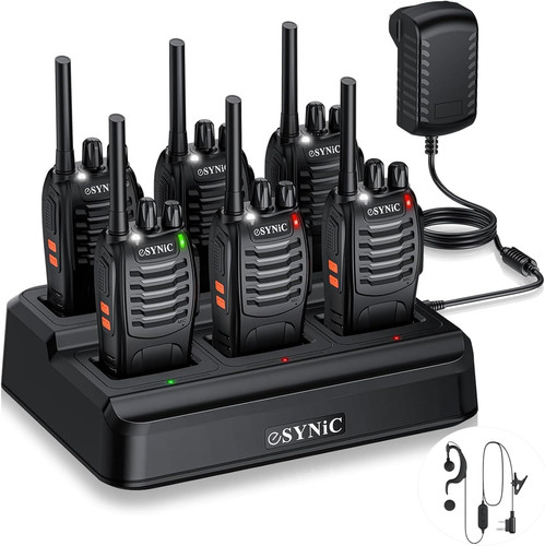 Esynic 6pcs walkie - talkies, for