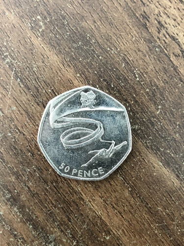 London olympic 2012 50p - london,