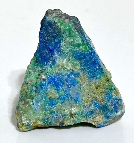 Azurite with malachite raw - azurite,