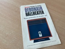 VINTAGE FLAVEL DEBONAIR GAS HALL HEATER ORIGINAL FOLD OUT  SALES LEAFLET