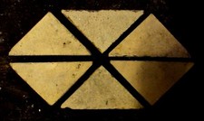 Antique Victorian Geometric