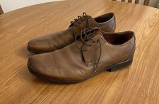 Real Leather Ravel Brown Shoes