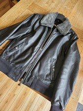 Schott LC930D Men's Leather  Aviator Flight  Jacket Size small