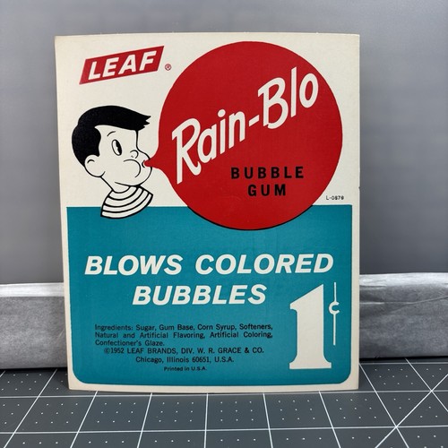 Vtg 1952 leaf candy vending - vtg,
