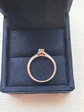 Rose Hearts 18ct White Gold