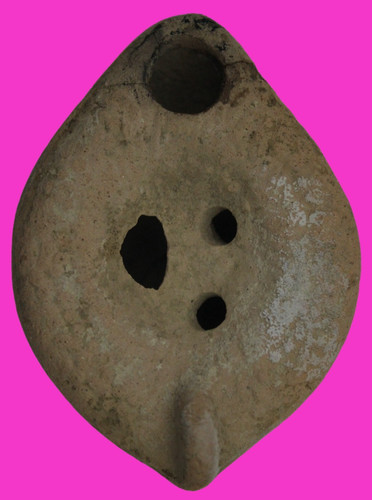 Ancient holy land oil lamp - holy,