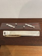 Vintage Navigational Tool Transparent Acrylic Parallel Rule & Chart Plot