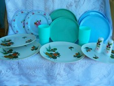 SMALL JOBLOT VINTAGE TABLE WAREPICNIC/CARAVAN/CAMPING   **  14 ITEMS **
