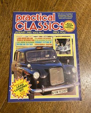 PRACTICAL CLASSICS MAGAZINE January 1985 FX4 Taxi, SC Carbs, Series 1 Land-Rover