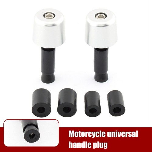 Silver motorcycle handle - 2x,
