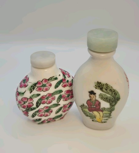 Pair vintage chinese porcelain - vintage,