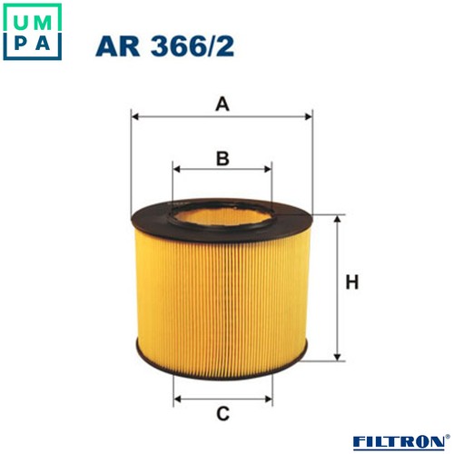 Air filter 366 for saab - ar,