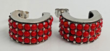 Pair Vintage Sterling Silver