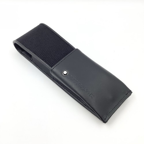 Montblanc black leather - black,