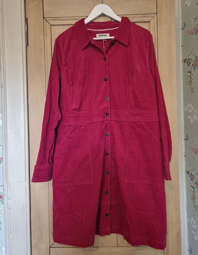 Boden flora cord shirt dress - flora,