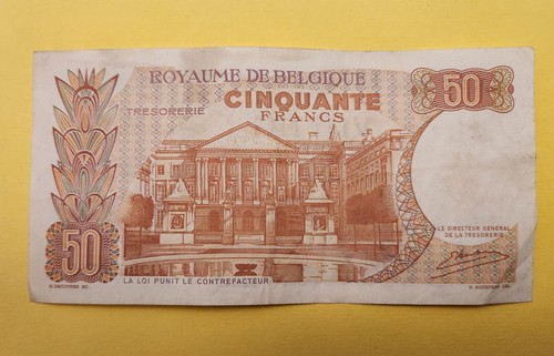 Belgium banknote 50 - banknote,,