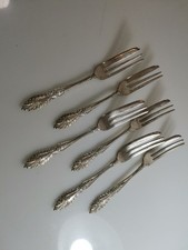 Set of 6x  Vtg Ianthe Silver