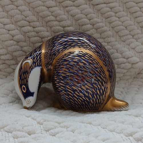 Royal crown derby the badger - royal,