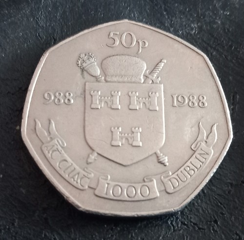 1988 irish ireland - 1988, 50p