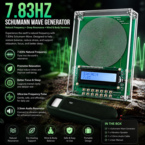 83hz schumann wave generator - 7.83hz,