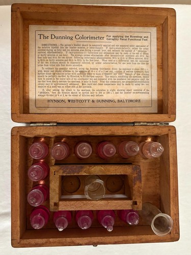 Antique dunning colorimeter - antique,