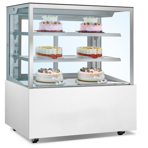 Patiserie display square glass - display,