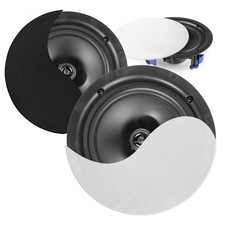 NBCT 5.25" Bluetooth Ceiling Speaker System with Built-in Amplifier - Home Audio