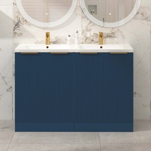 Floor standing bathroom vanity - bathroom,