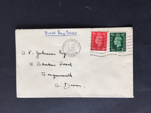 1937 coronation label on - gb,