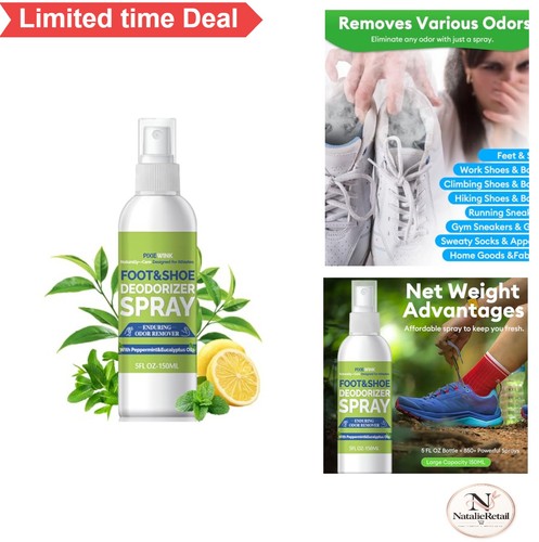 Foot shoe deodorizer spray 5 - deodorizer,