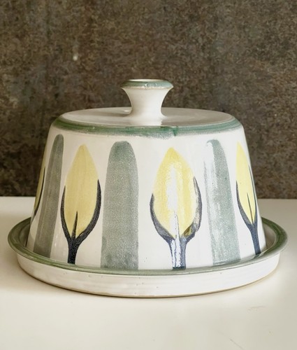 Studio pottery cheese dish - studio,
