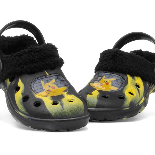 Pokémon boys slippers black - pokémon,