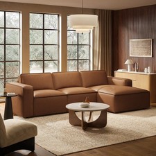 Brown Real Leather Right Hand