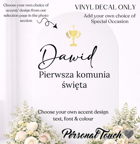 Personalised pierwsza komunia - personalised,