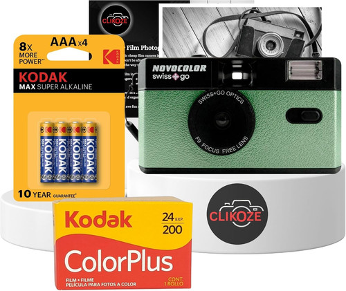 35mm film camera bundle - camera,