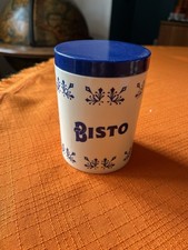 Vintage Bistro Gravy Lidded Container  12cm Tall
