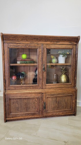 One oak antique wall - oak, cabinet