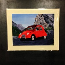 Citroen 2cv AZAM, print