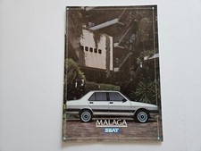 SEAT MALAGA SALES BROCHURE 1988